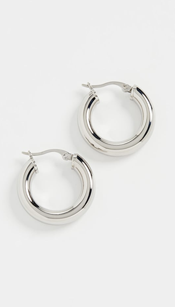 34) Dominique Hoop Earrings