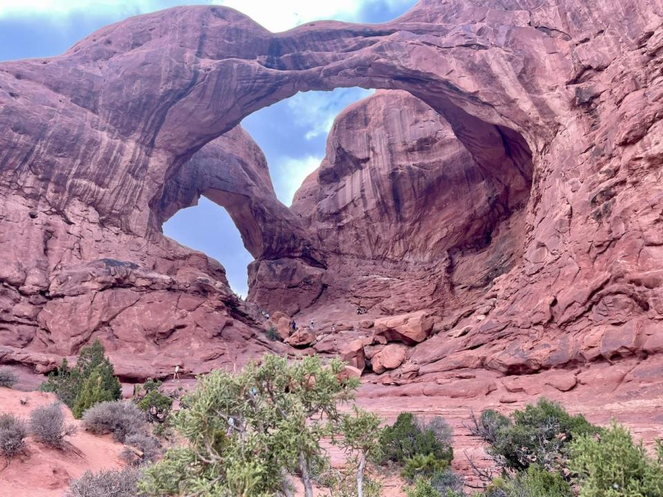 Arches in a national park