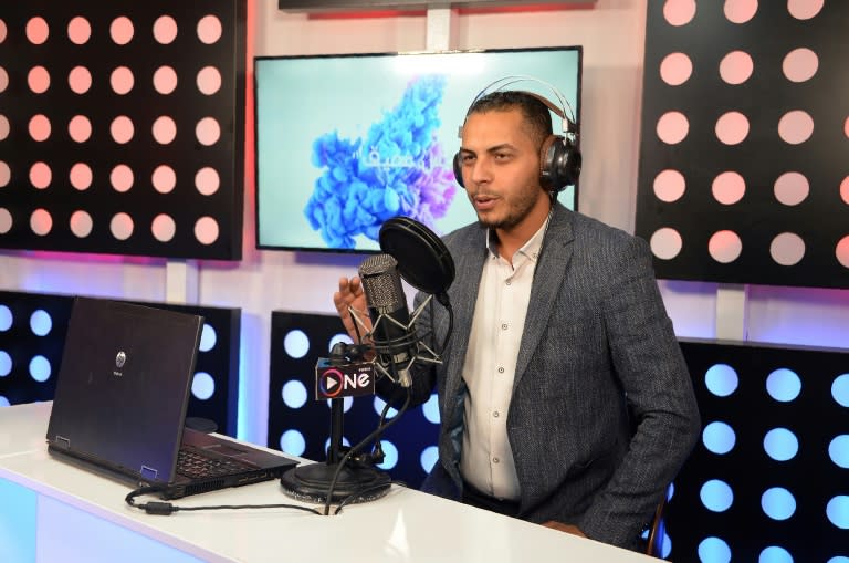 Radio presenter Ahmad al-Jaffal, 30, says the jihadist occupation "created a vacuum of thought", as radio stations were banned under the Islamic State group's rule in the Iraqi city of Mosul