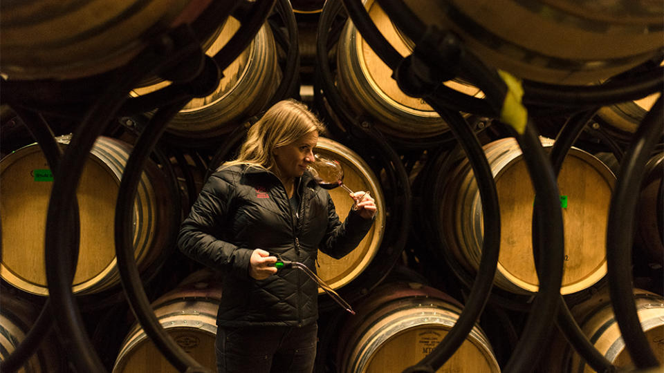 Wynne Peterson-Nedry, Harry’s daughter, has taken over winemaking duties. - Credit: Ribbon Ridge Winery