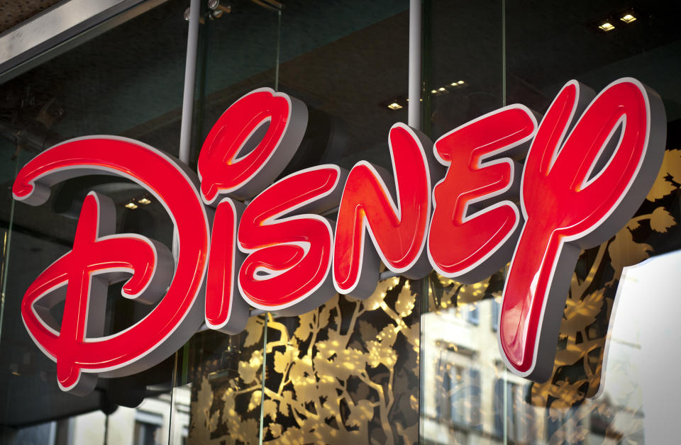 'Milan, Italy - March 19, 2012: Disney Logo On Shop Window.'