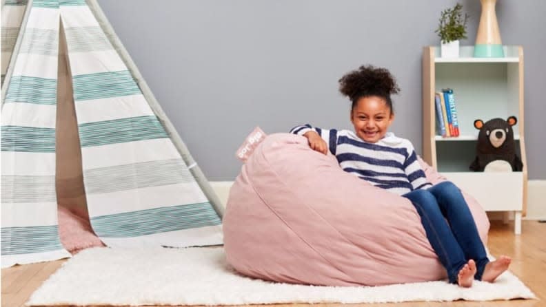 A beanbag chair for a the coziest reading time.