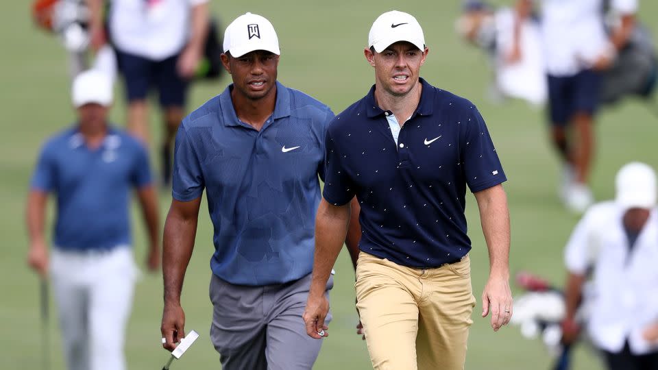 Woods and MclIroy are longtime friends. - Jamie Squire/Getty Images