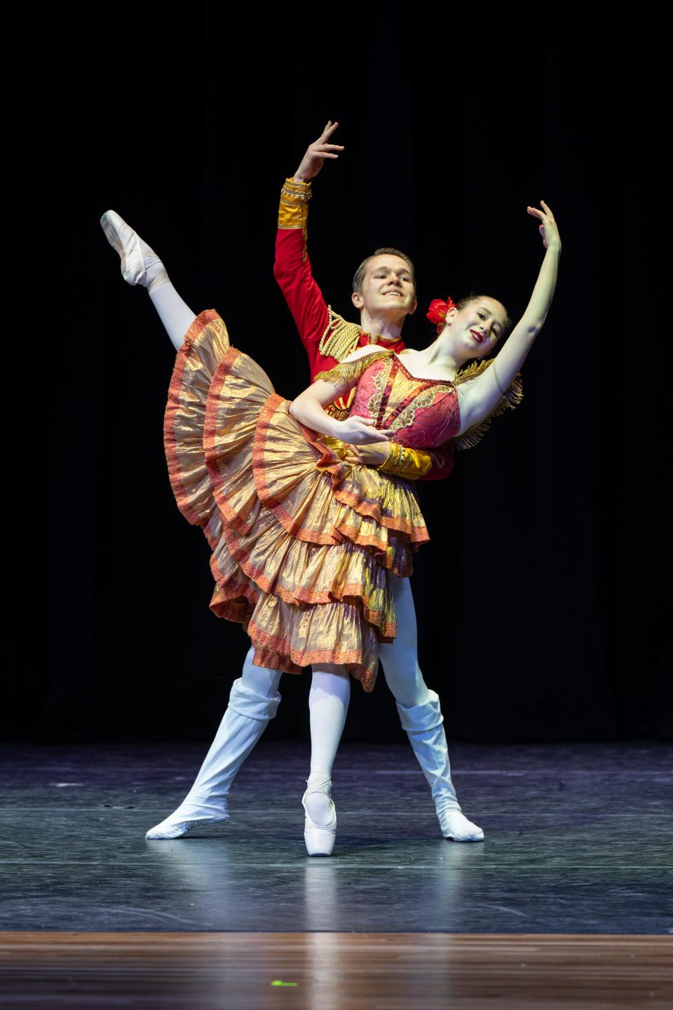 The Canton Ballet will be presenting "The Nutcracker" Friday, Saturday and Sunday at the Canton Palace Theatre. Dancers are shown in a recent performance at the Lucinda J. Frailly Performing Arts Center at Fairless High School.