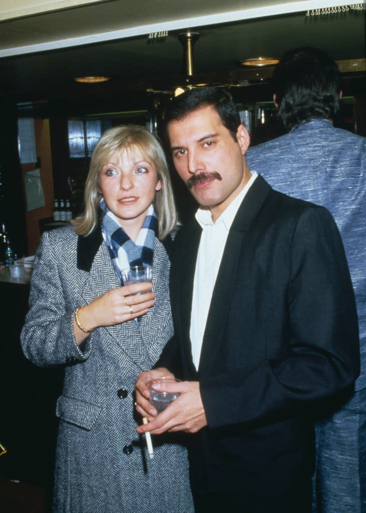 Freddie Mercury and Mary Austin. Getty Images