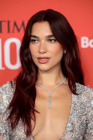 <p>Dimitrios Kambouris/Getty</p> Dua Lipa on April 25, 2024 in New York City.