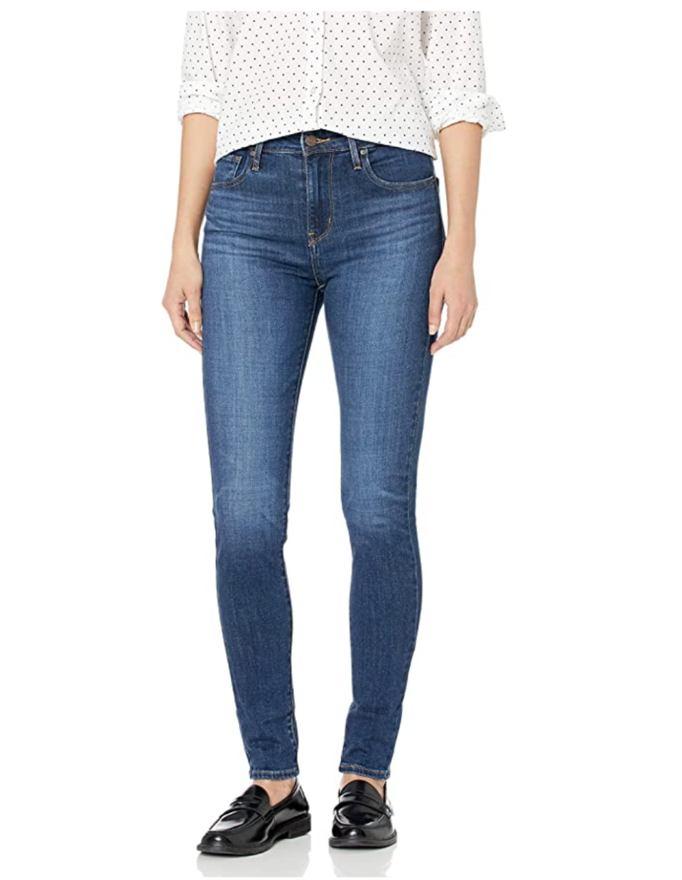 Levi's Womens 721 High Rise Skinny Jeans. Image via Amazon.