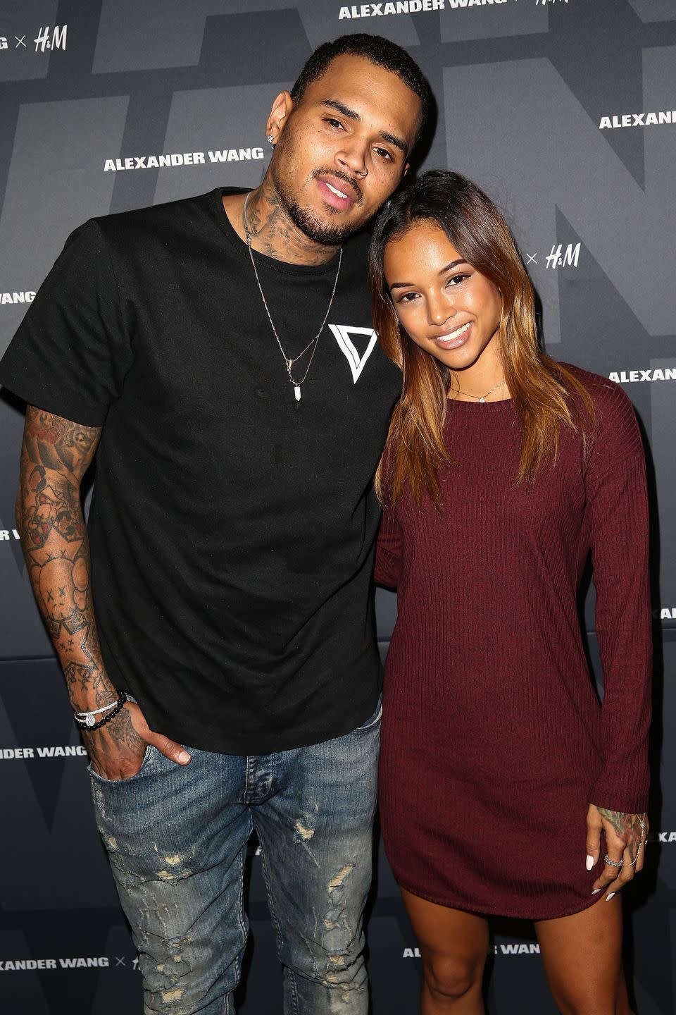 Chris Brown and Karrueche Tran