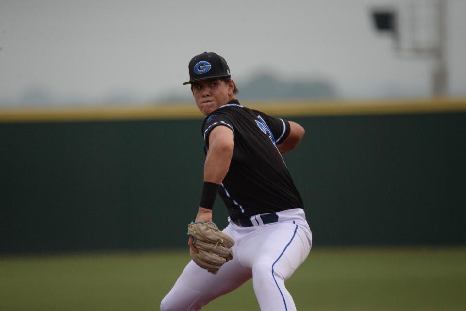 Georgetown senior Ryley Leininger in action for the Eagles during the 2024 season. Leininger was voted District 23-5A MVP.