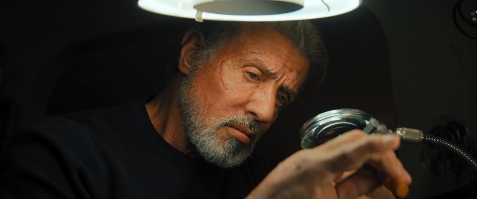 Sylvester Stallone plays a former superhero in the Amazon Prime action thriller "Samaritan."