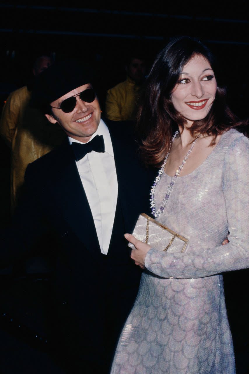 Jack Nicholson and Anjelica Huston, 1975