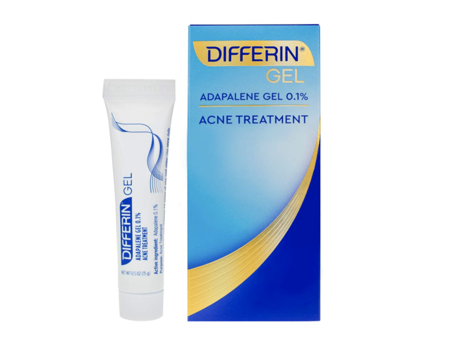 <p><strong>Differin</strong></p><p>amazon.com</p><p><strong>$12.26</strong></p><p>Differin became popular as the first over-the-counter prescription-strength <a href="https://www.prevention.com/beauty/skin-care/a29153617/retinol-for-acne/" rel="nofollow noopener" target="_blank" data-ylk="slk:retinoid to treat acne;elm:context_link;itc:0;sec:content-canvas" class="link ">retinoid to treat acne</a>. It works by normalizing skin cell turnover and fighting clogged pores and inflammation, which <strong>treats existing breakouts while preventing new ones from forming. </strong>The best part? It does all of that for a seriously affordable pricepoint compared to other retinol products on the market. </p>