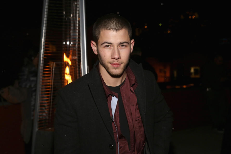 PARK CITY, UT - JANUARY 23: Singer-songwriter Nick Jonas attends NYLON + Dream Hotels Apres Ski at Sundance Film Festival  on January 23, 2016 in Park City, Utah.  (Photo by Mat Hayward/Getty Images for NYLON)