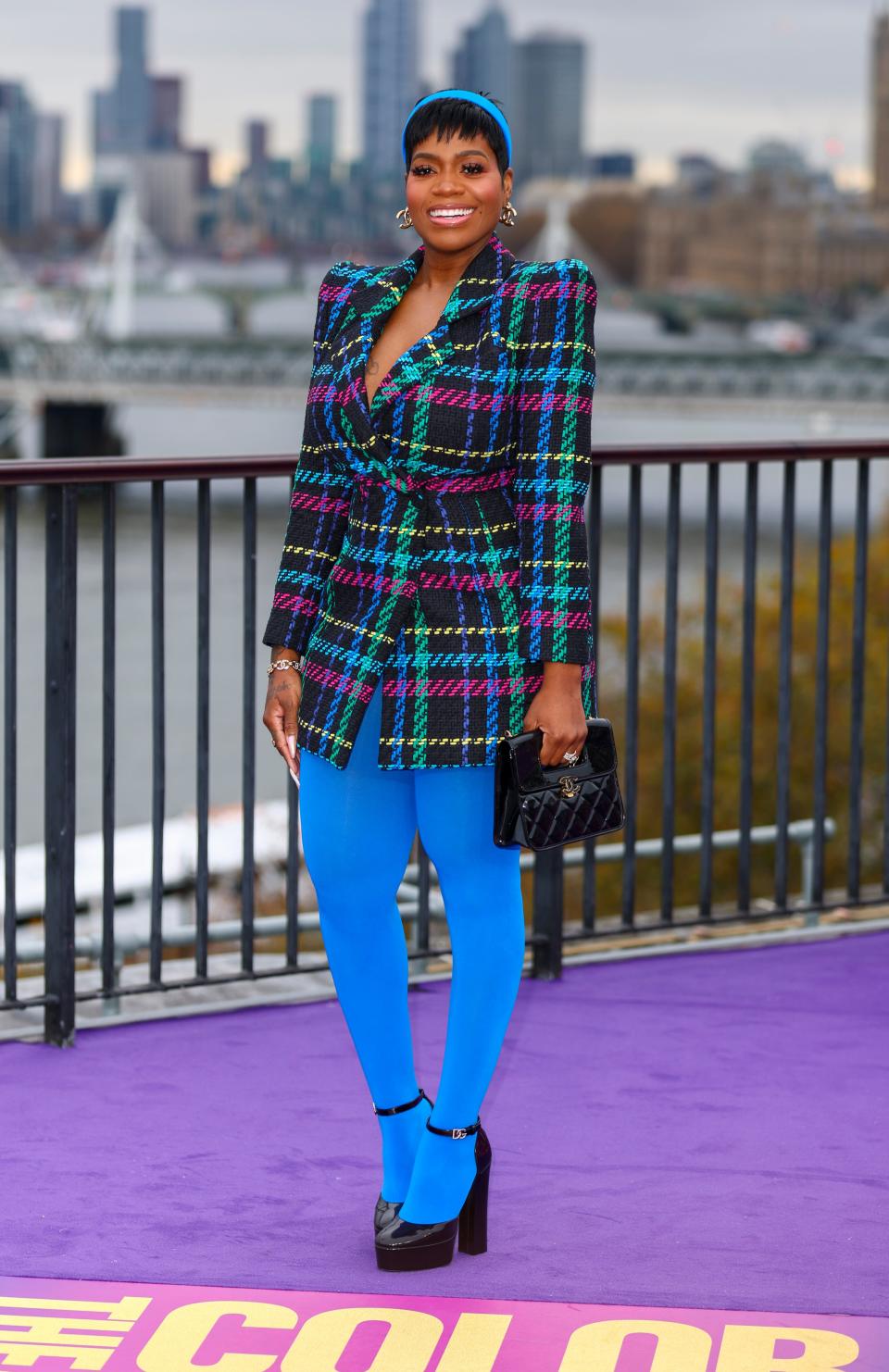 Fantasia Barrino at "The Color Purple" Photocall in November 2023.