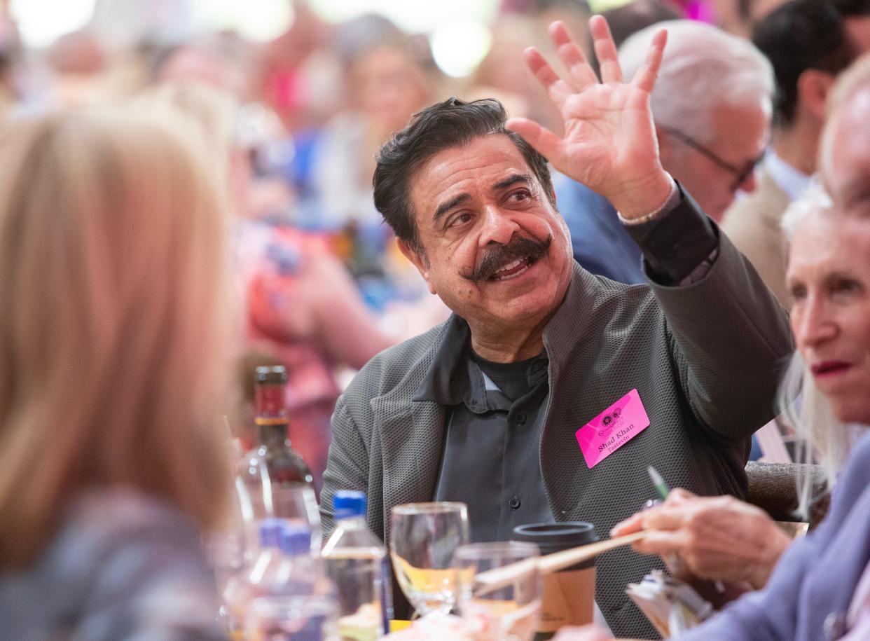 Shahid Khan was one of hundreds of people who came to the Naples Winter Wine Festival on Saturday, Jan. 27, 2024, at the Ritz Carlton Golf Resort in Naples.