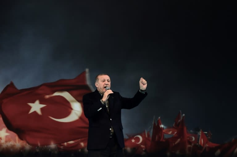 Go forth and multiply, the Turkish president told the diaspora: "You are Europe's future"