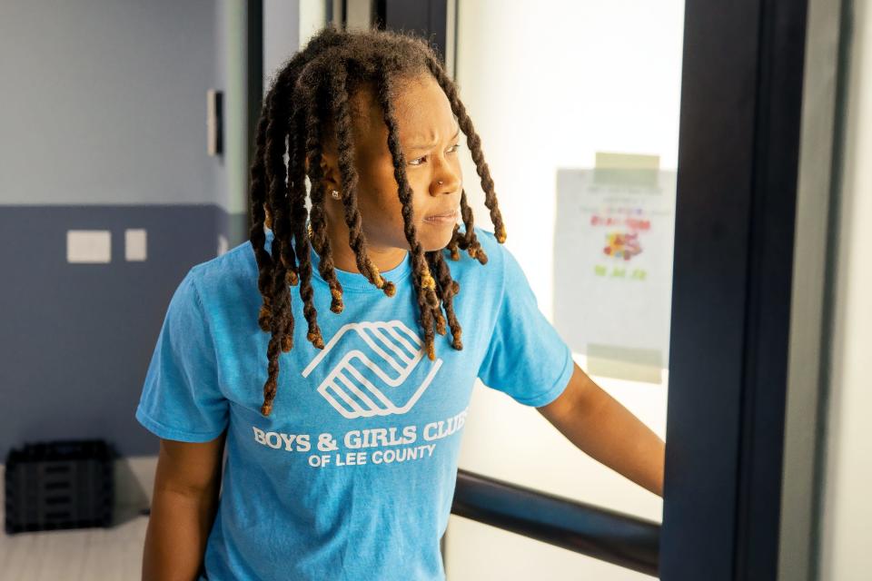 "This is what I want to do. I love coming here,Ó says Keri Jewett-Giles of her role as director of the new Boys and Girls Club on Park Meadows Drive in Fort Myers. Jewett-Giles was a star basketball player at Dunbar High School, FGCU and played professionally. 