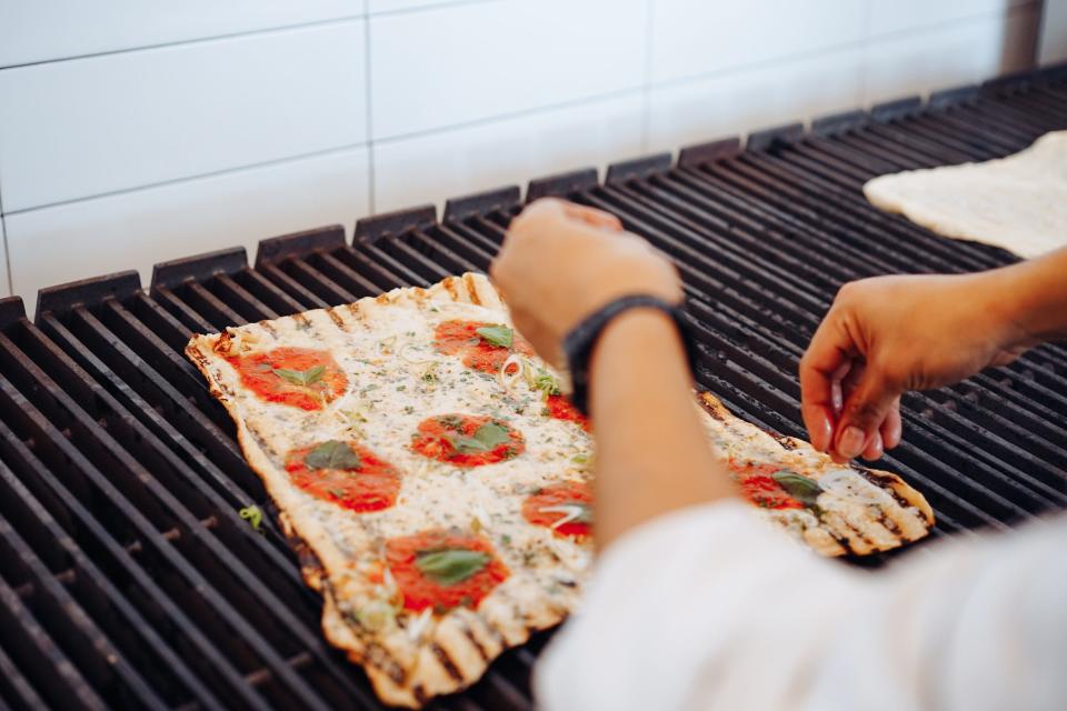 Margherita pizza at Bar 'Cino