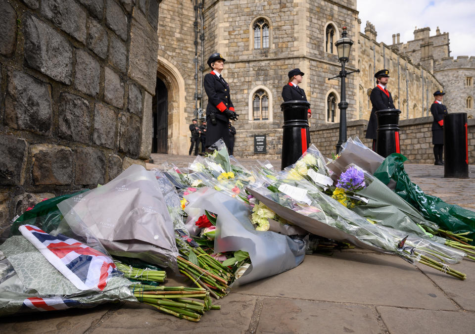 Mourners in London Pay Tribute to Prince Philip Following His Death at Age 99: See the Moving Photos