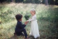 <p>Completely unprompted by the mums, Sullivan jumped right into character and got down on one knee at one point.</p>