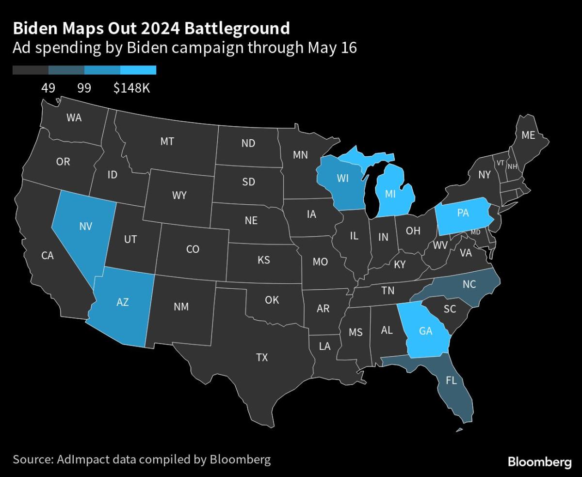 Biden Campaign Maps Out Expanded Battlefields for 2025 Race