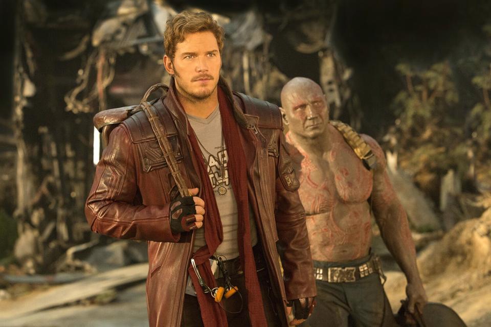 Chris Pratt, Dave Bautista in Guardians Of The Galaxy Vol. 2