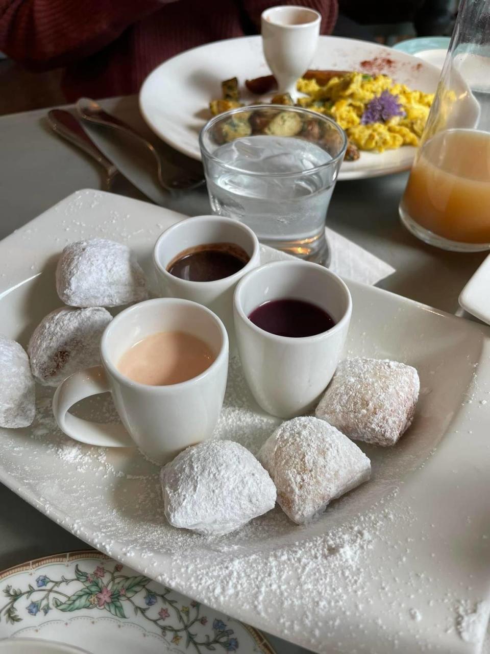 Fresh beignets and New Orleans style coffee are available at Lady Remoulade daily.