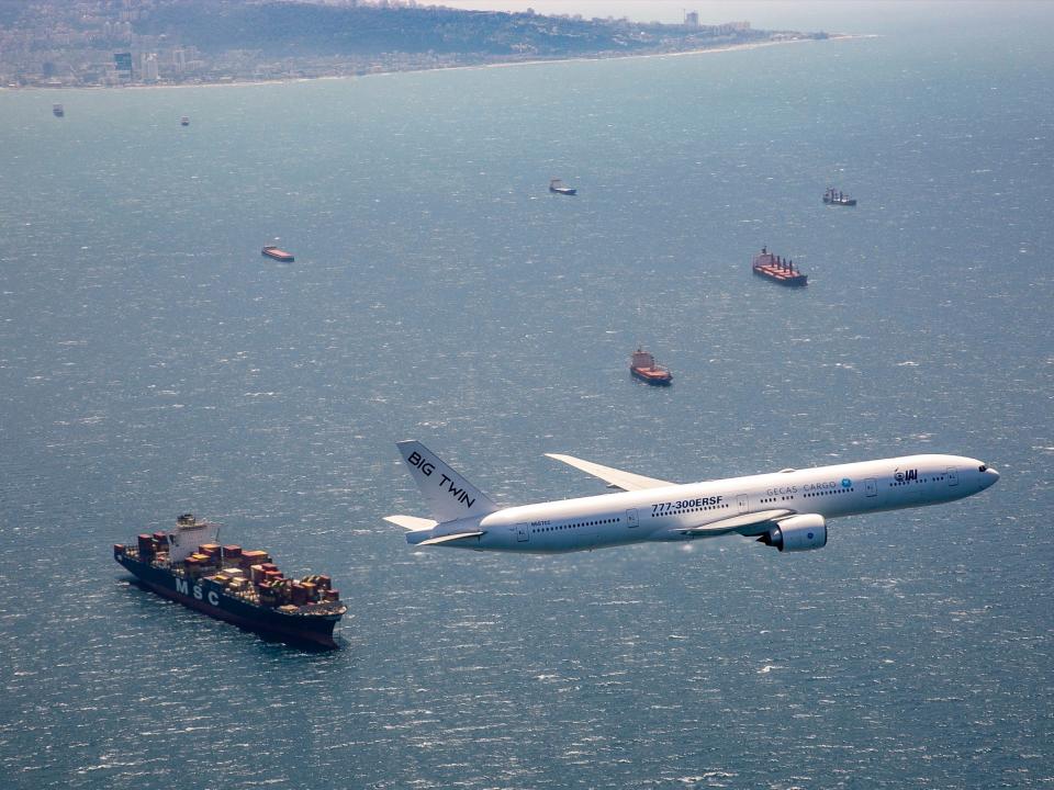 Israel Aerospace Industries Boeing 777-300ER "Big Twin" cargo plane