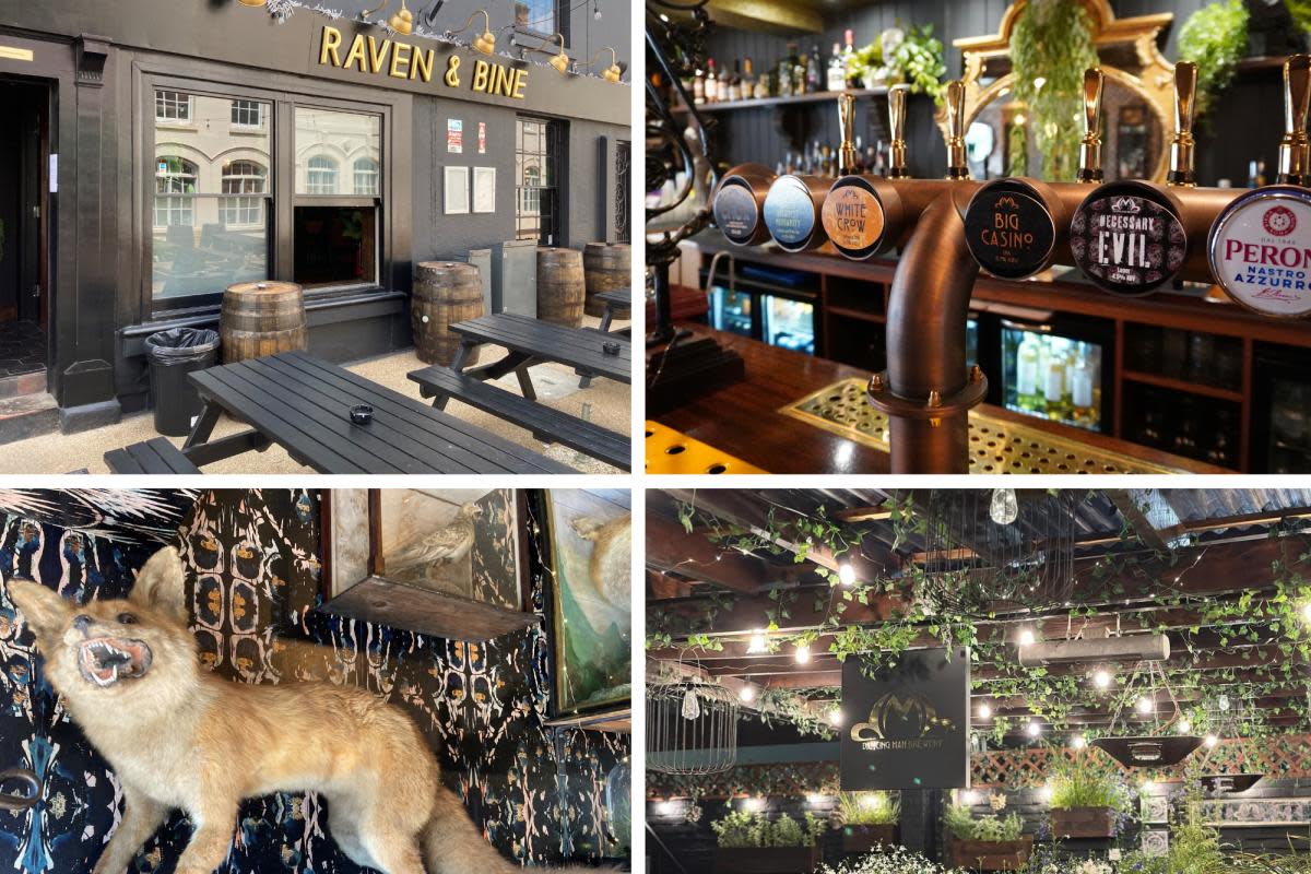 Raven & Bine is the new venue from Dancing Man Brewery <i>(Image: Newsquest / Canva)</i>