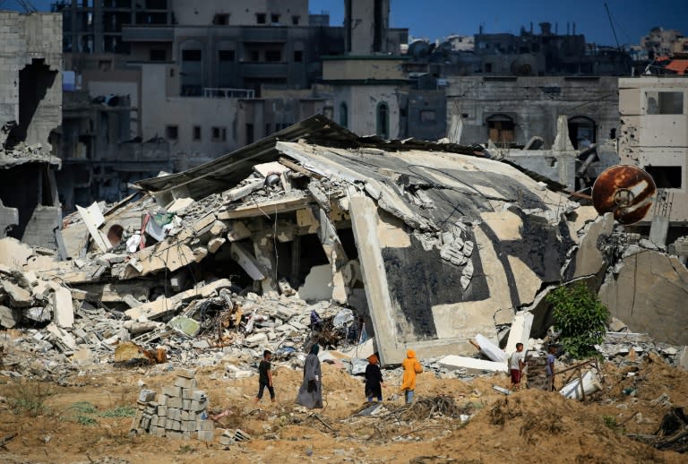 Nach Raketenangriffen aus dem Gazastreifen hat die israelische Armee am Dienstag erneut Luftangriffe im Süden des Palästinensergebietes ausgeführt. (Eyad BABA)