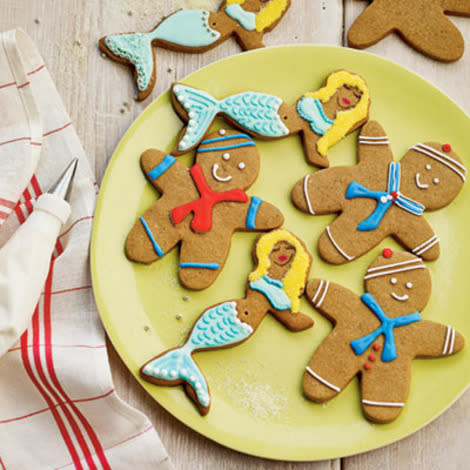 Gingerbread Sailors and Mermaids