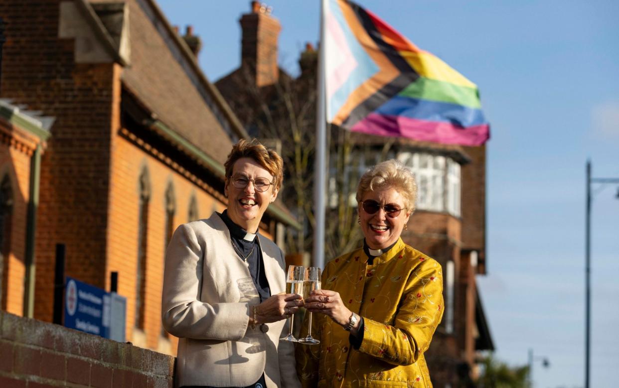 Catherine and Jane same sex marriage blessing