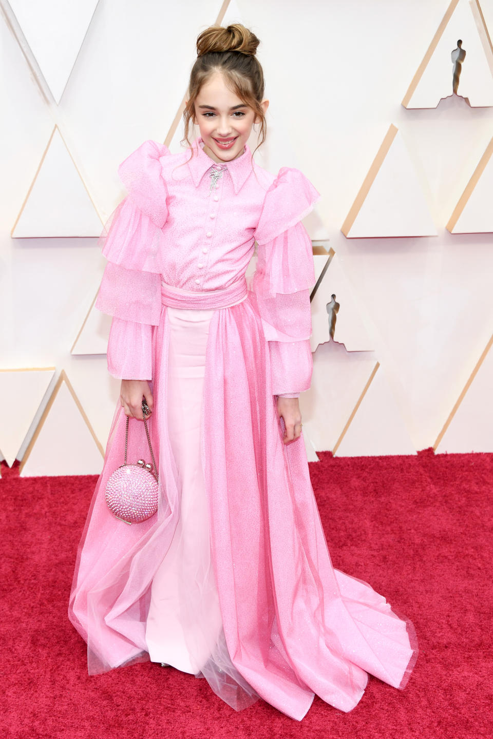 HOLLYWOOD, CALIFORNIA - FEBRUARY 09: Julia Butters attends the 92nd Annual Academy Awards at Hollywood and Highland on February 09, 2020 in Hollywood, California. (Photo by Kevin Mazur/Getty Images)