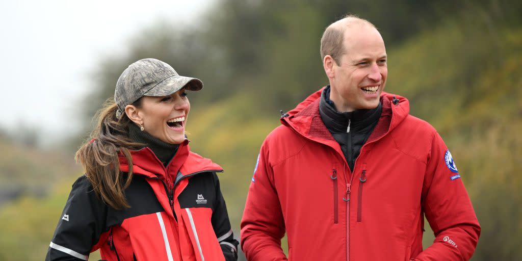 the prince and princess of wales visit wales day one