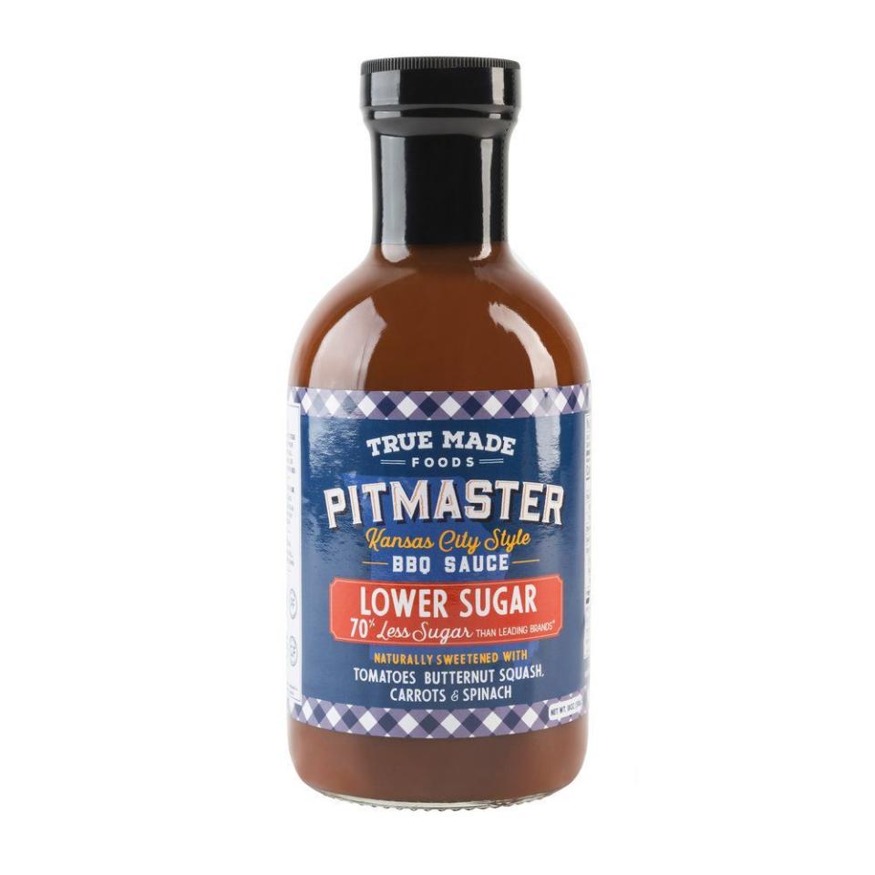 6) True Made Foods Pitmaster Lower Sugar BBQ Sauce