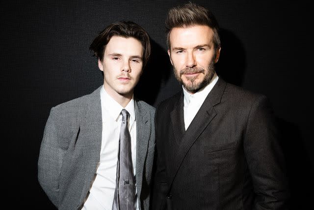 David Beckham Dior Homme Menswear Fall-Winter 2023-2024 Show in