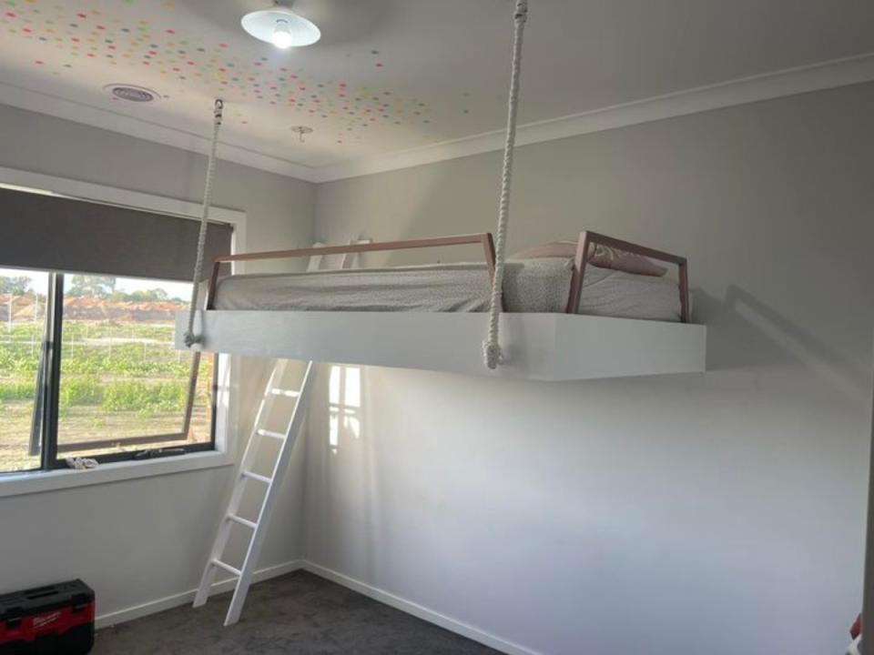 Bunnings floating loft bed