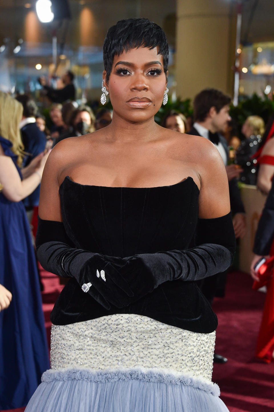 Fantasia Barrino Delivers Glamour in Corset Gown and Compares Fashion ...