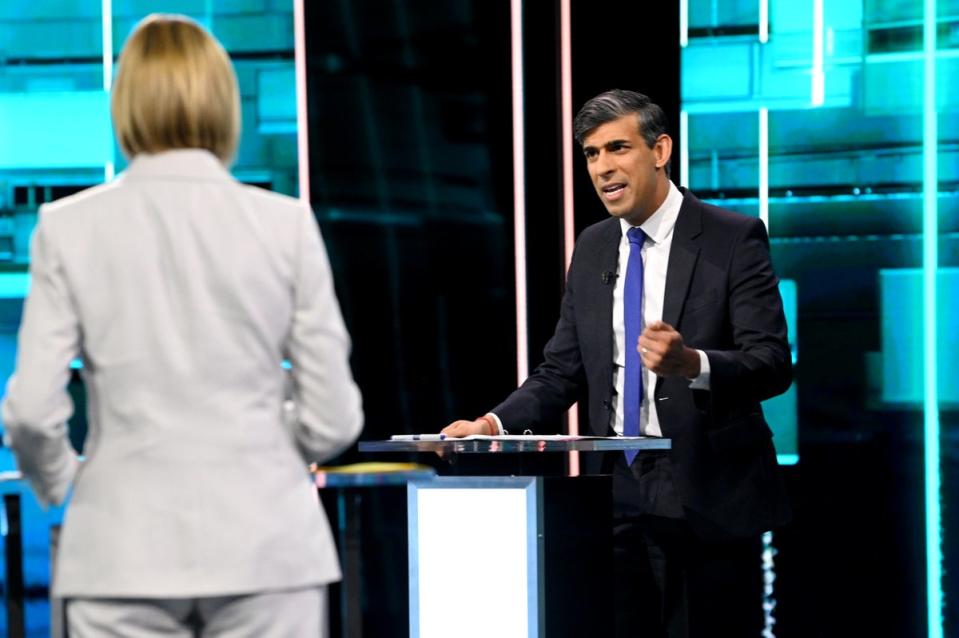 Sunak was laughed at during the debate but landed some blows (Getty Images)