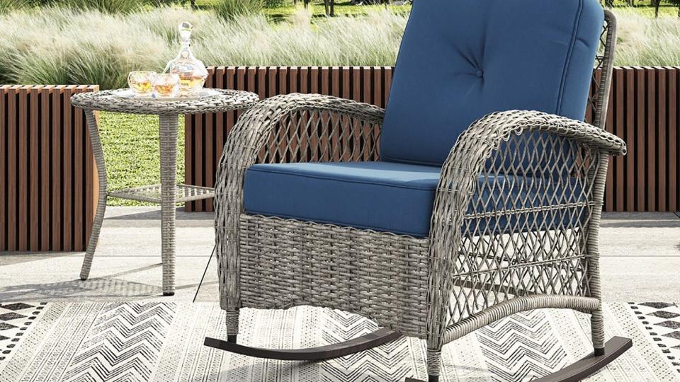 Keep those days on the deck going with these comfy rockers.