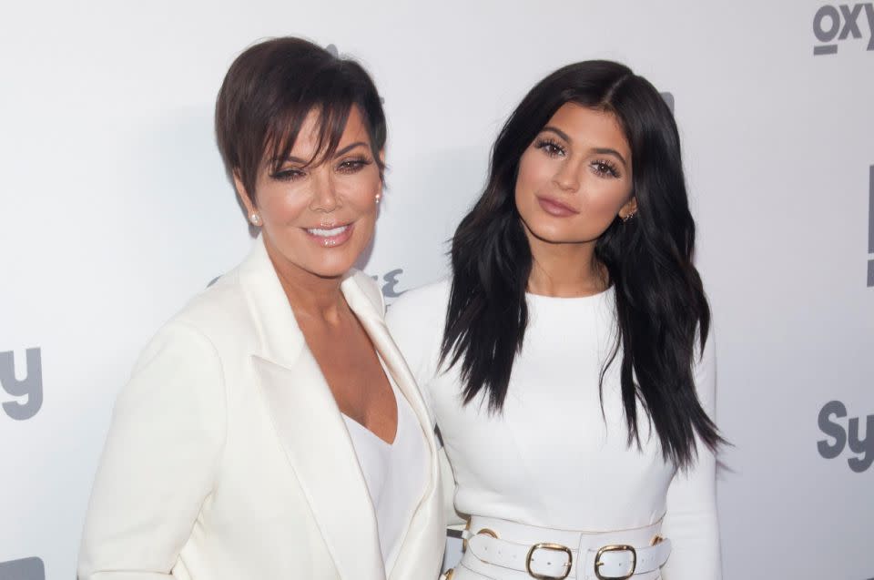 In a recent KUWTK episode, it is discovered one of Kylie's employees tried to secretly snap a picture of her in her own home. Kris and her youngest daughter are pictured here at an event together in 2015. Source: Getty