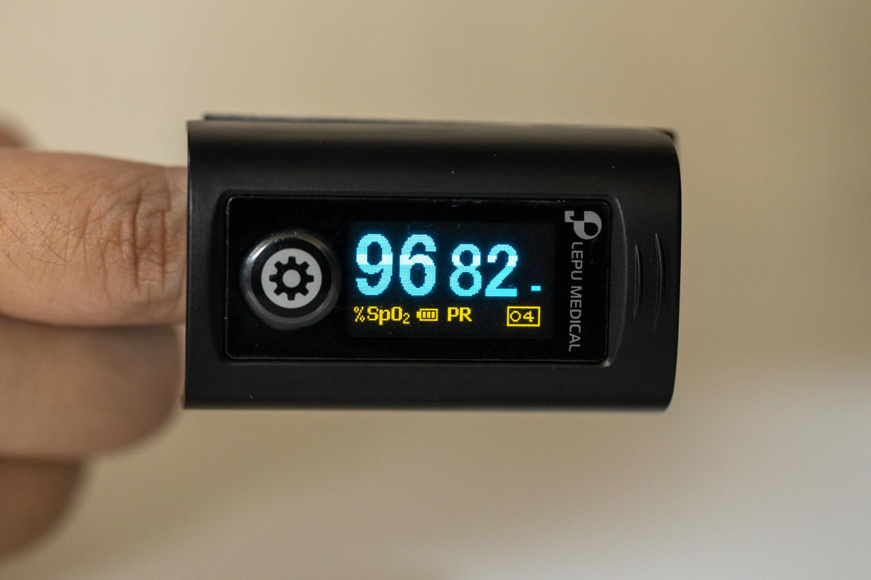 A sample oximeter to be distributed to each Singapore household by Temasek Foundation. (PHOTO: Temasek Foundation)