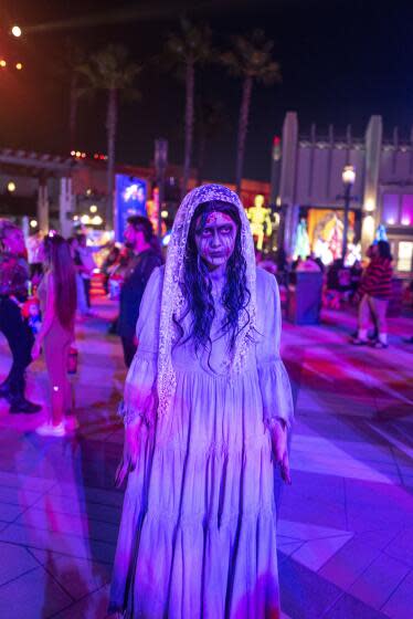 LOS ANGELES,CA- La llorona during opening night at Universal Studios Horror nights