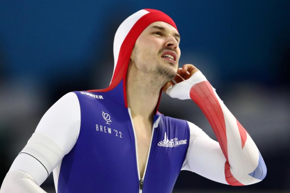 Kersten competing at the World Championships in Heerenveen, Netherlands (Getty Images)