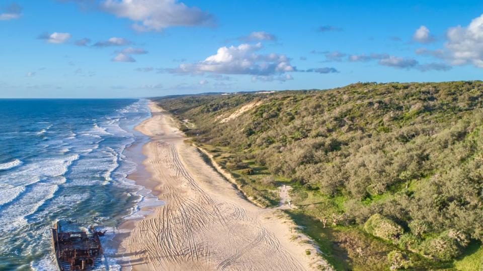 Wreck of the Maheno,Fraser Island,Worlds largest sand Island,Queensland,Australia