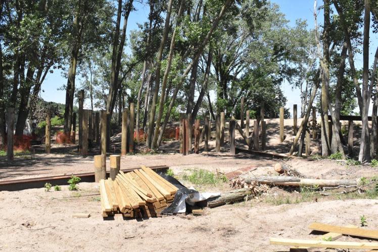 Construction is underway at Ottawa Sands County Park for a new all-seasons campground, with a unique twist.