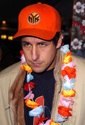 Adam Sandler at the LA premiere of Columbia's 50 First Dates