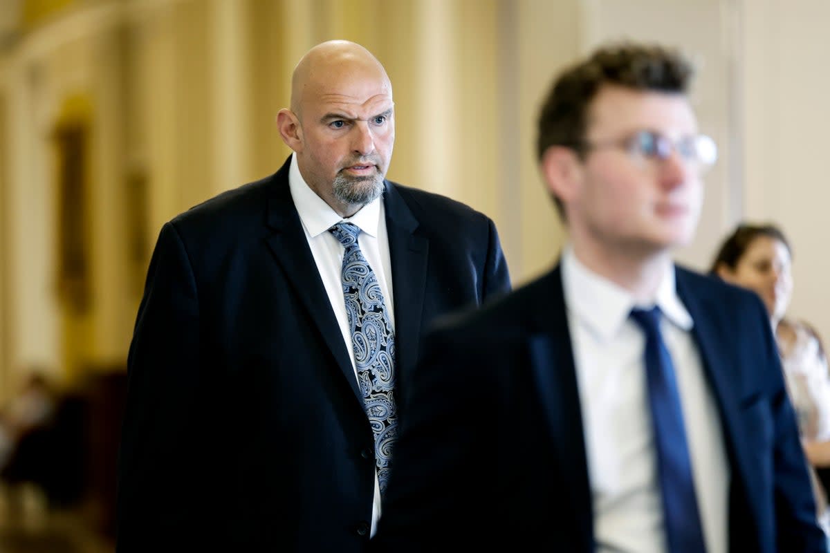 John Fetterman: famously blunt and unconcerned with the illusion of playing nice (Getty Images)