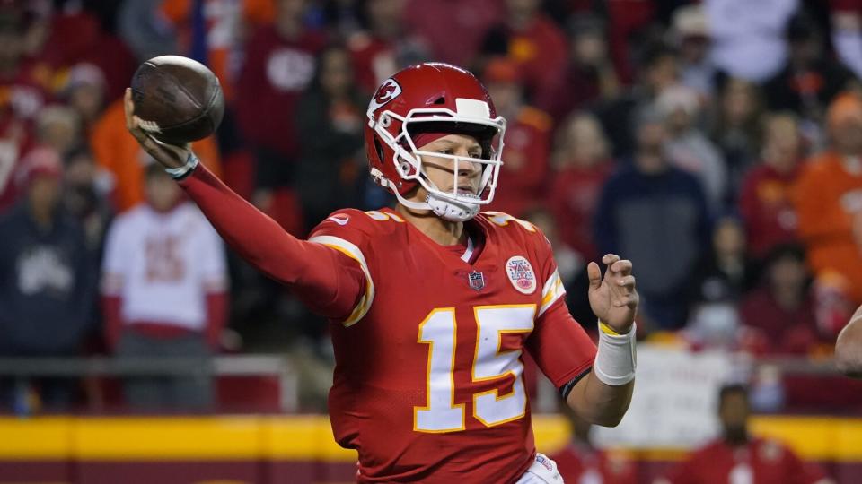 Kansas City Chiefs quarterback Patrick Mahomes passes against the Denver Broncos on Dec. 5.