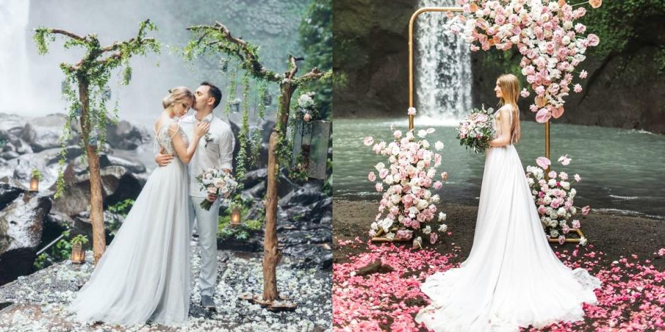 浪漫婚禮舉行的「地點」，一直是許多情侶在規劃婚禮時最重視的 PHOTO CREDIT: Instagram / @wedbali_agency